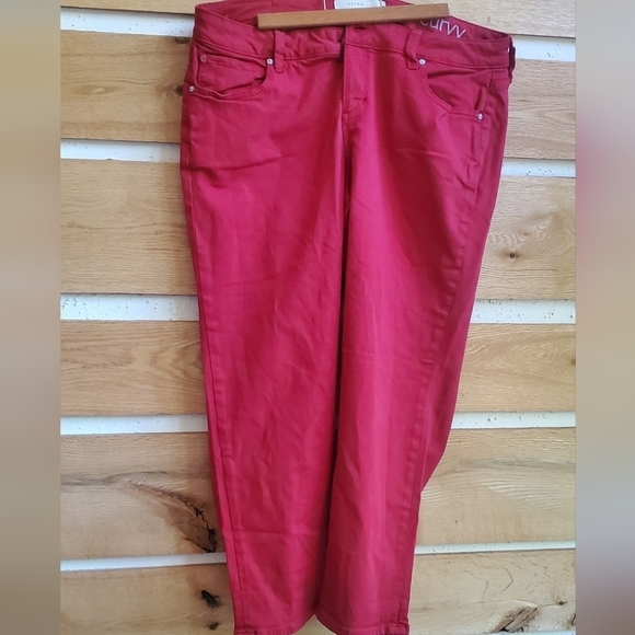 Slink Jeans Curvy Dark Pink Sz. 14 Jeans - Picture 4 of 16
